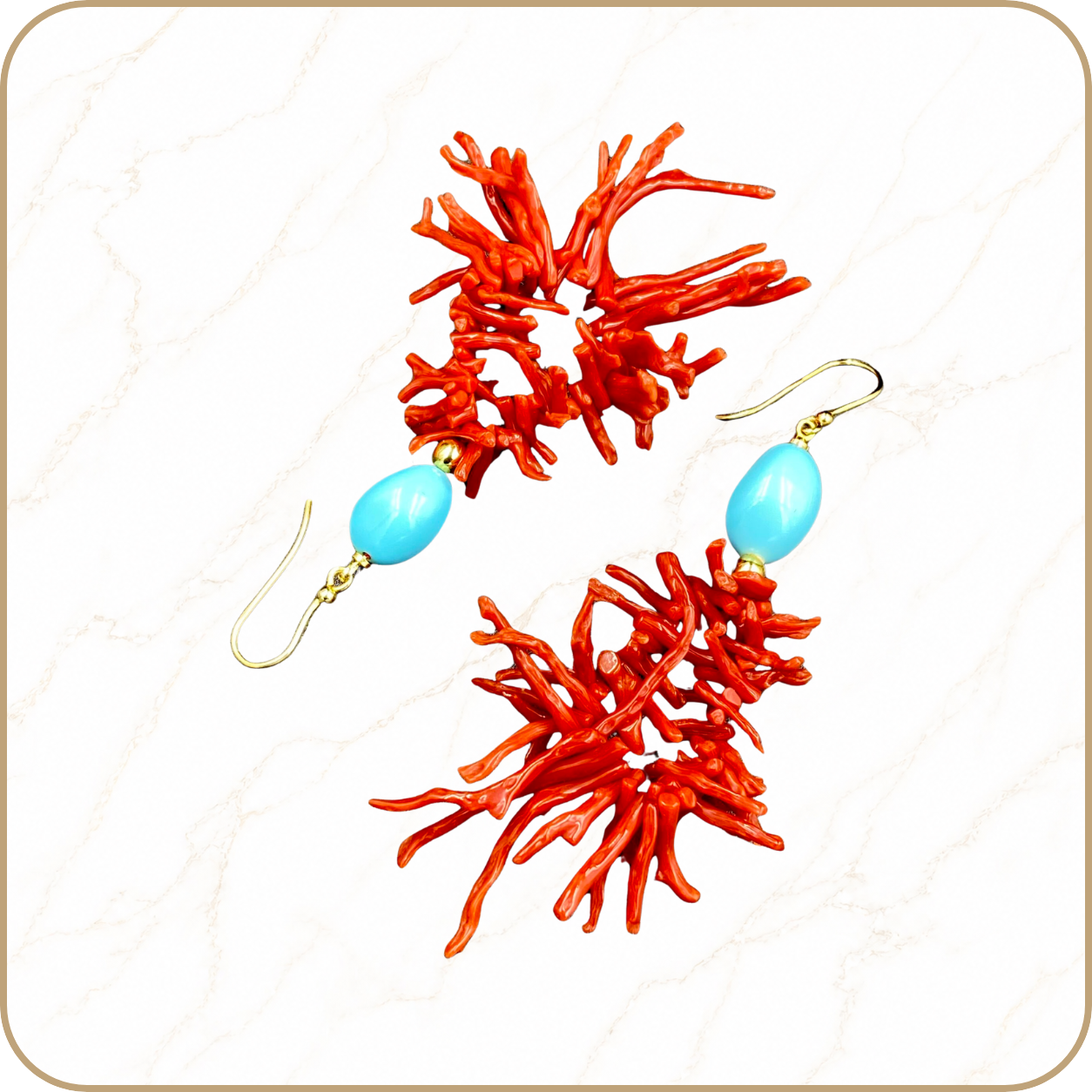 Orecchini Corallo