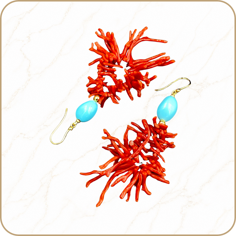 Orecchini Corallo