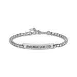 BRACCIALE DA UOMO IN ACCIAIO LA MIA FAMIGLIA E' LA MIA FORZA