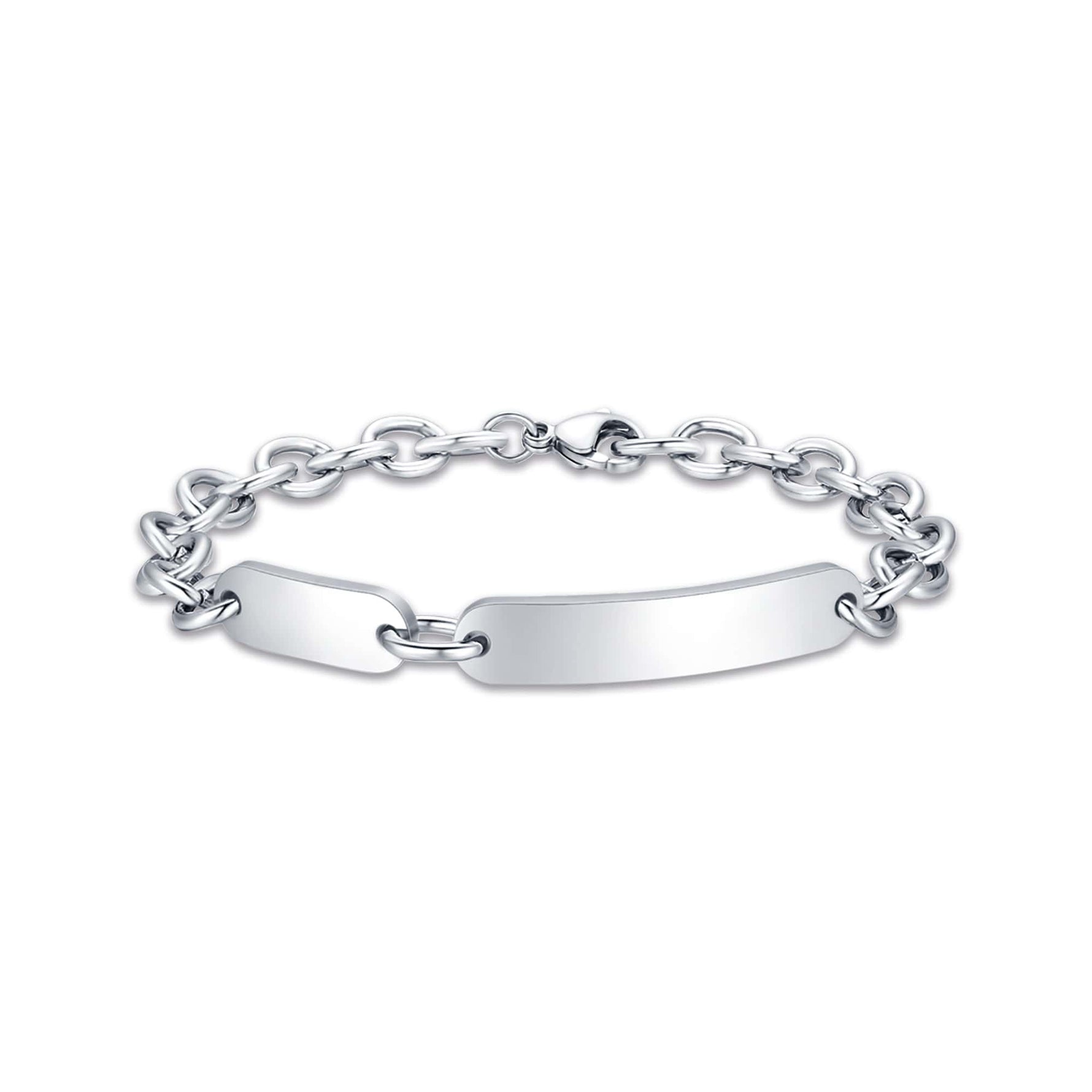 BRACCIALE DA UOMO IN ACCIAIO CON ELEMENTO IN ACCIAIO