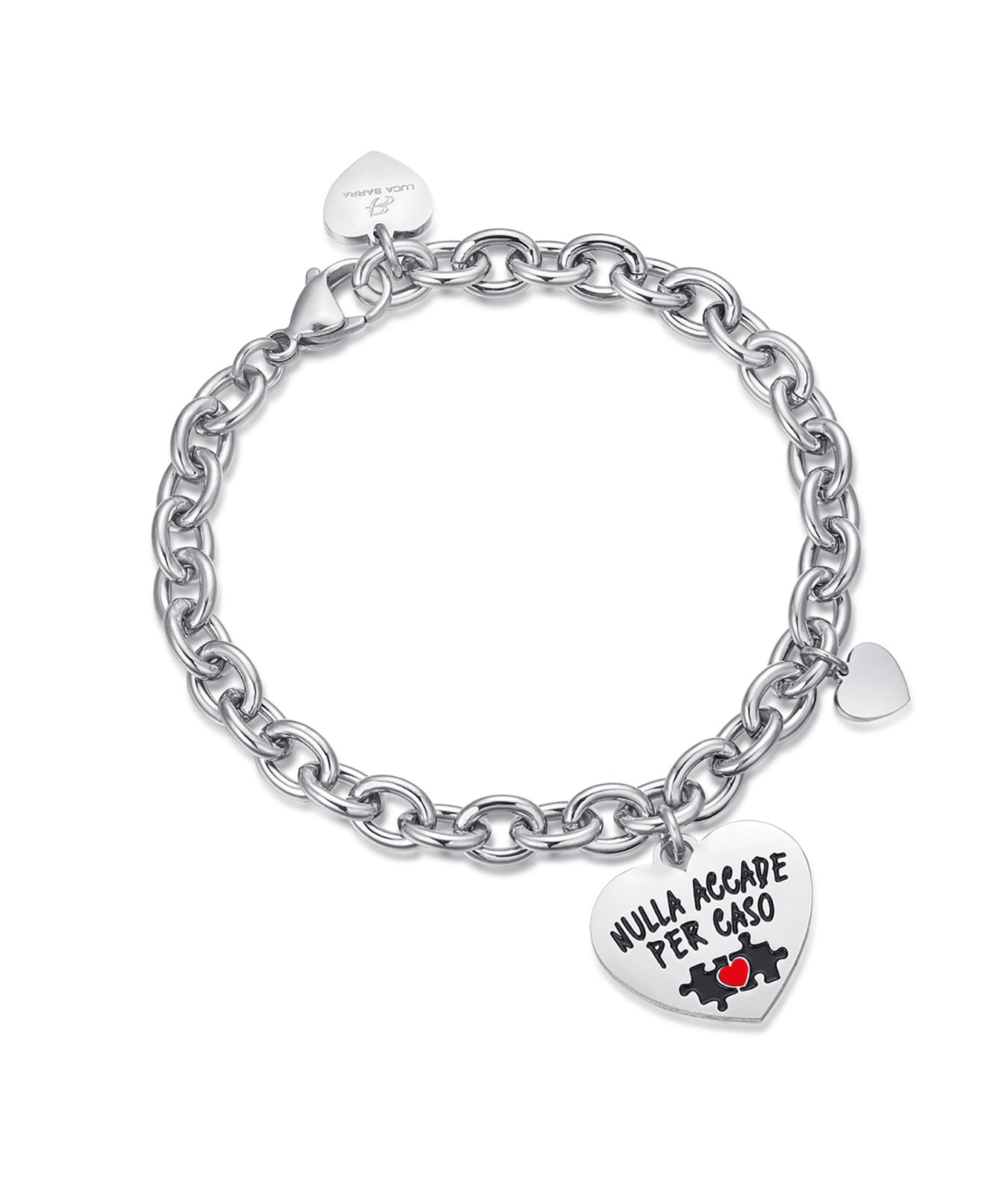 BRACCIALE DA DONNA IN ACCIAIO NULLA ACCADE PER CASO