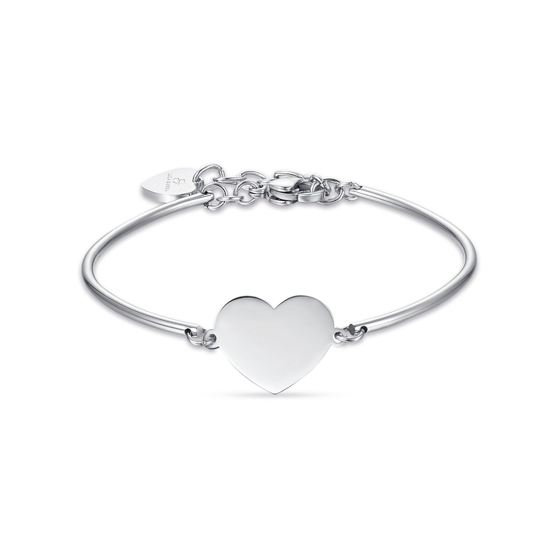 BRACCIALE IN ACCIAIO CON CUORE