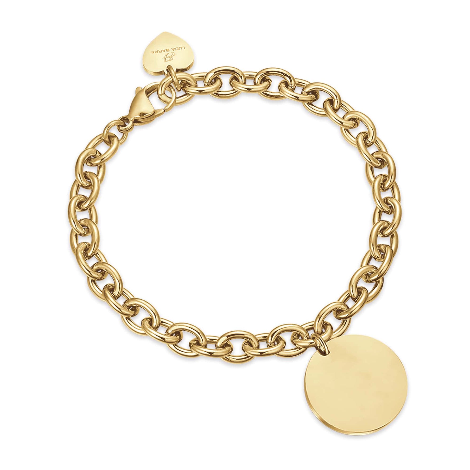BRACCIALE DA DONNA IN ACCIAIO DORATO