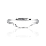 BRACCIALE DA DONNA IN ACCIAIO BEST FRIENDS