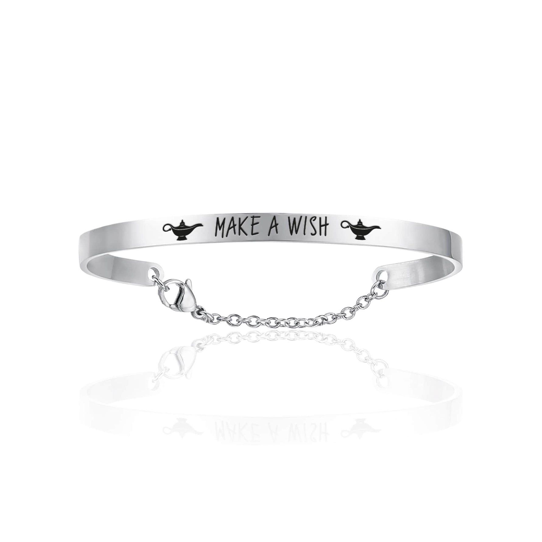 BRACCIALE DA DONNA IN ACCIAIO MAKE A WISH