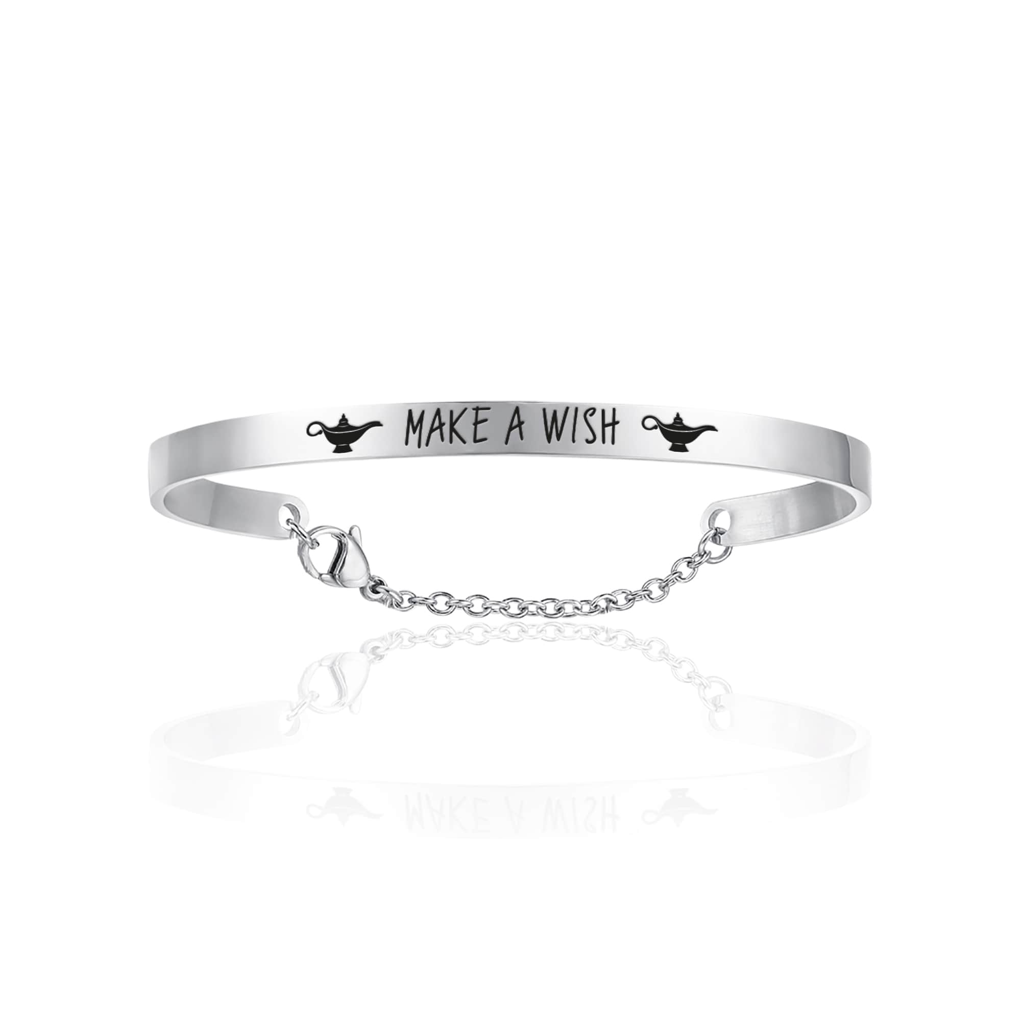 BRACCIALE DA DONNA IN ACCIAIO MAKE A WISH