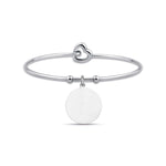 BRACCIALE DA DONNA IN ACCIAIO CON PIASTRA