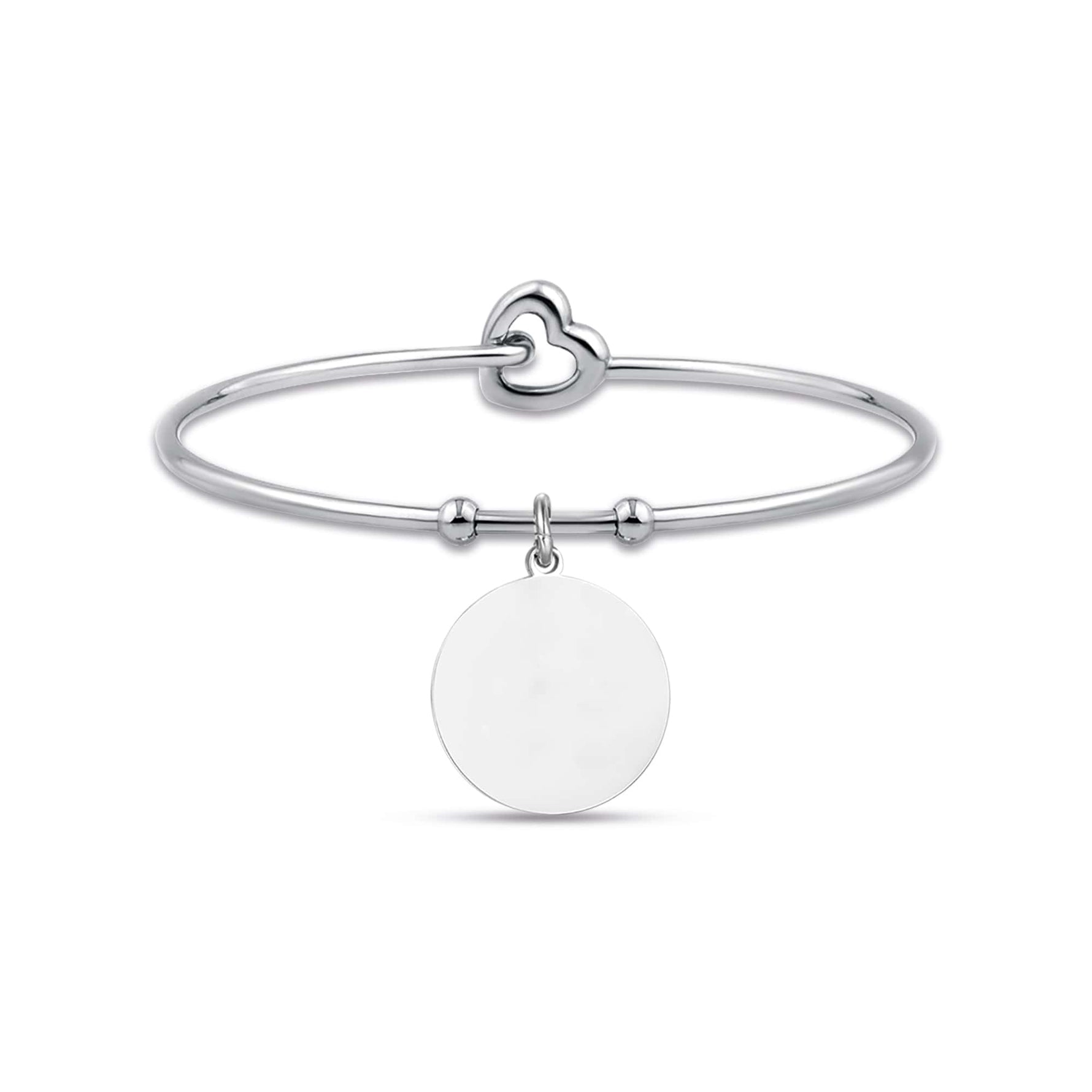 BRACCIALE DA DONNA IN ACCIAIO CON PIASTRA