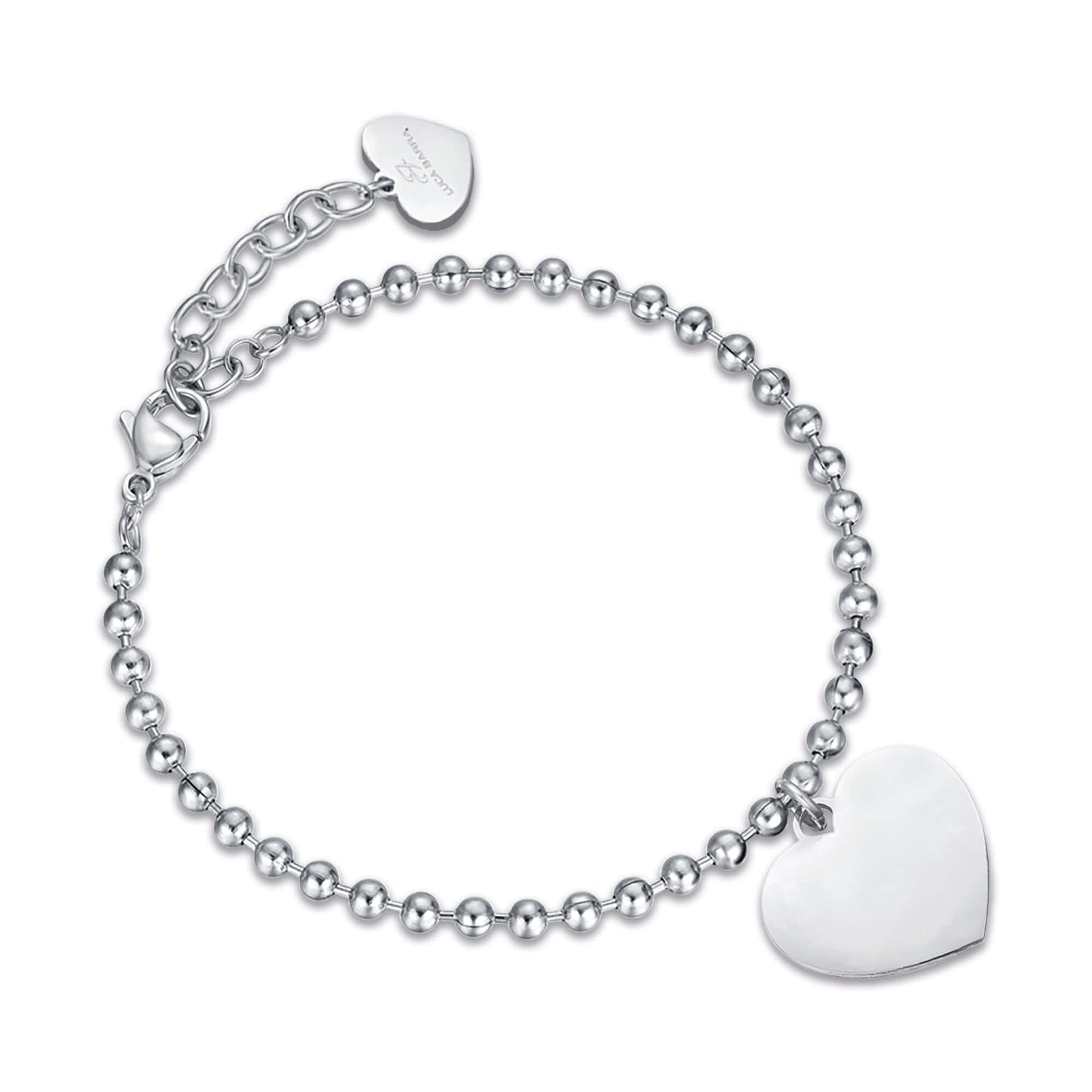 BRACCIALE DA DONNA IN ACCIAIO CON CUORI