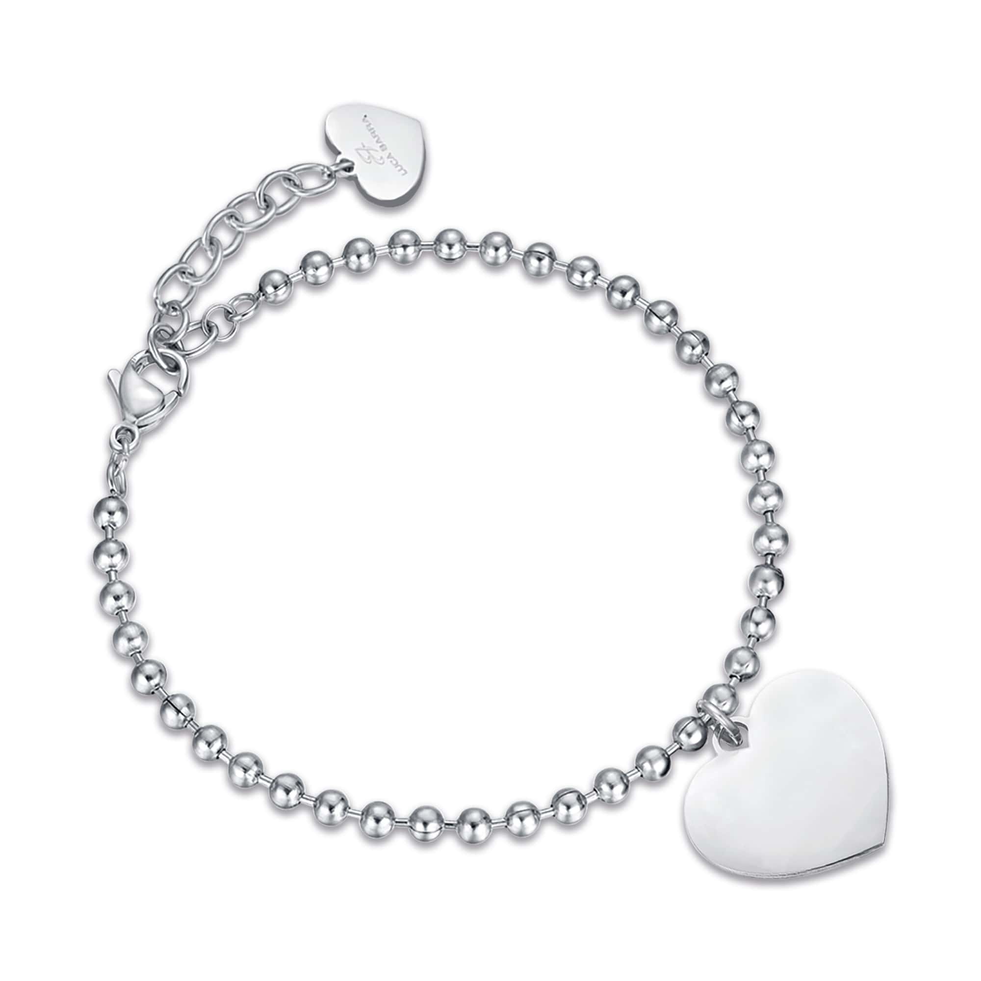 BRACCIALE DA DONNA IN ACCIAIO CON CUORI