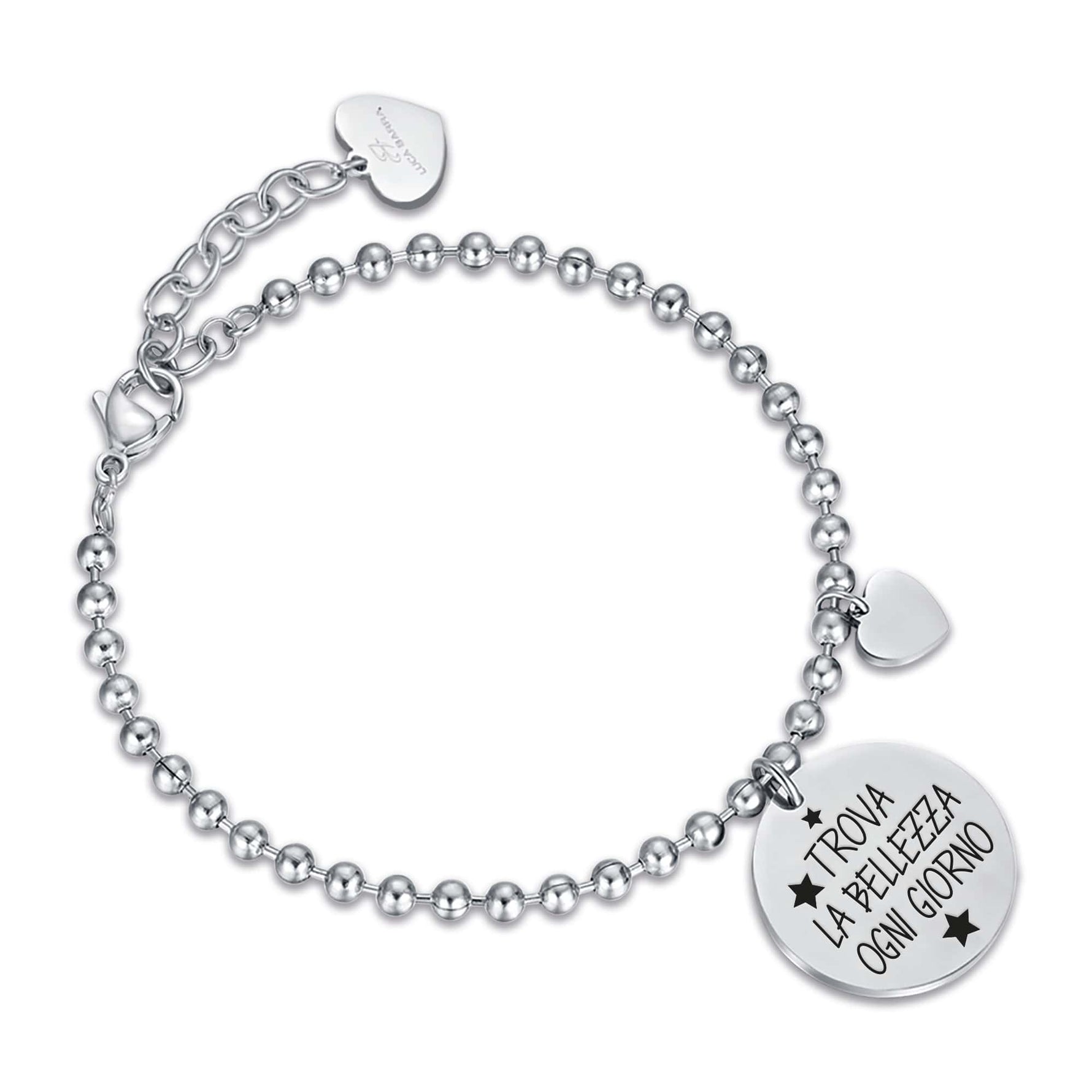 BRACCIALE DA DONNA IN ACCIAIO TROVA LA BELLEZZA OGNI GIORNO