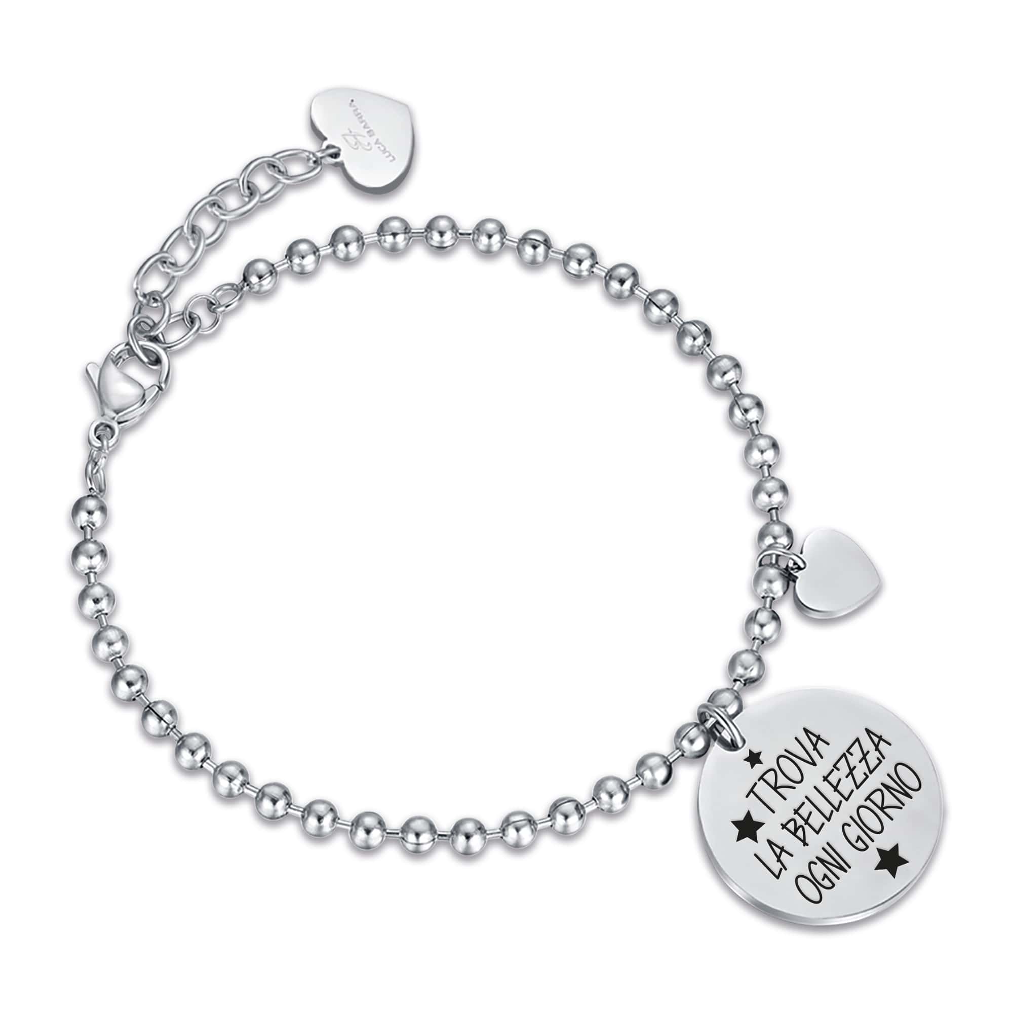BRACCIALE DA DONNA IN ACCIAIO TROVA LA BELLEZZA OGNI GIORNO