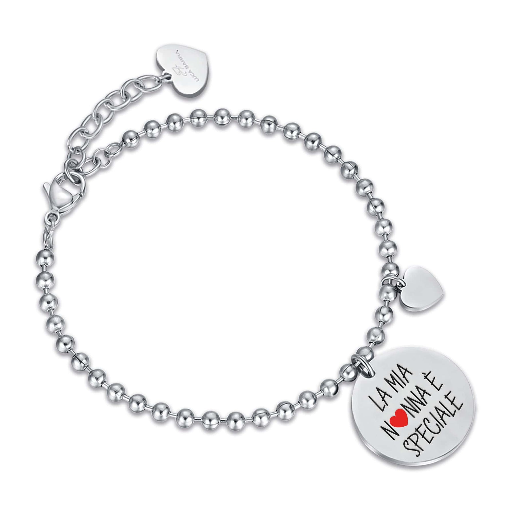 BRACCIALE DA DONNA IN ACCIAIO LA MIA NONNA E' SPECIALE