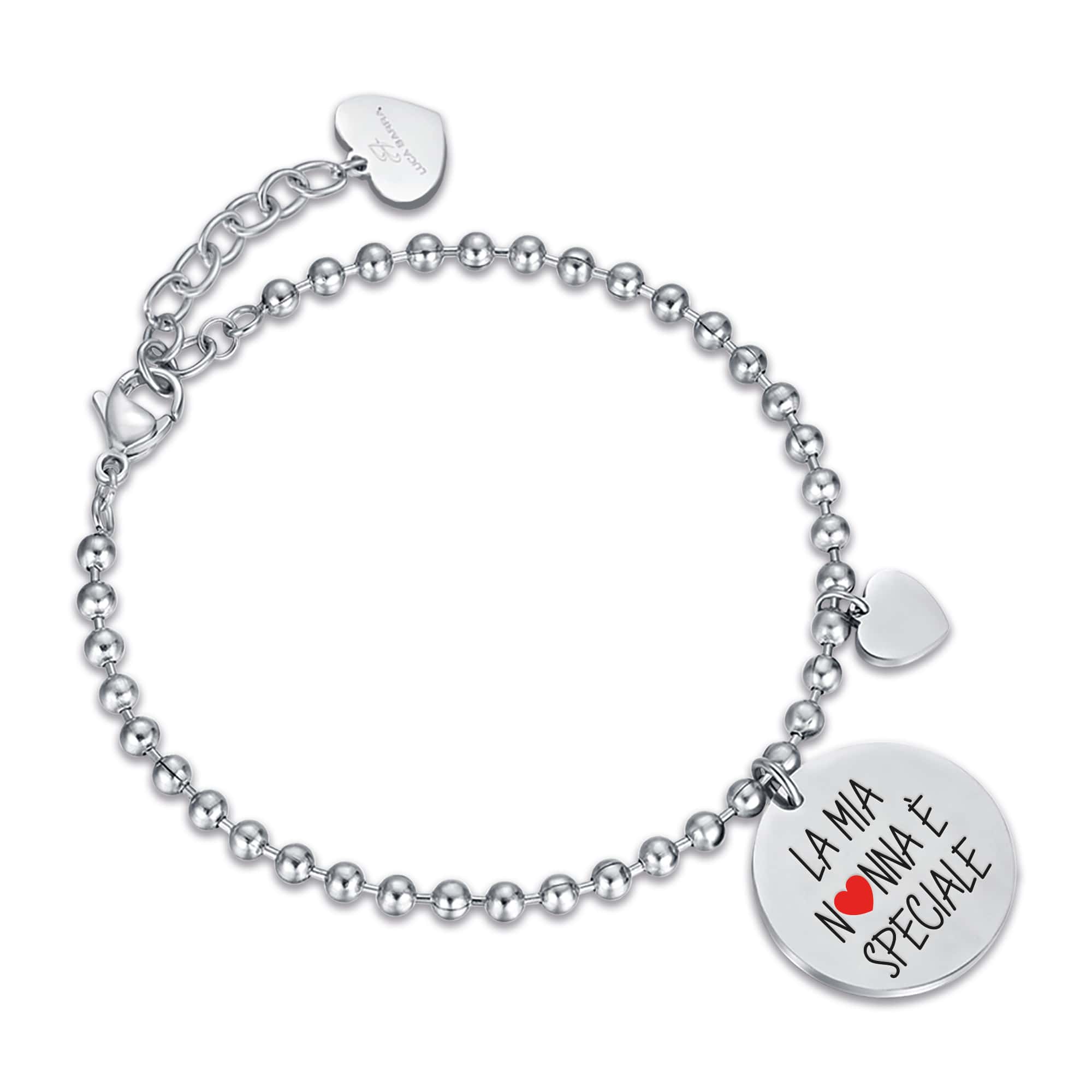 BRACCIALE DA DONNA IN ACCIAIO LA MIA NONNA E' SPECIALE