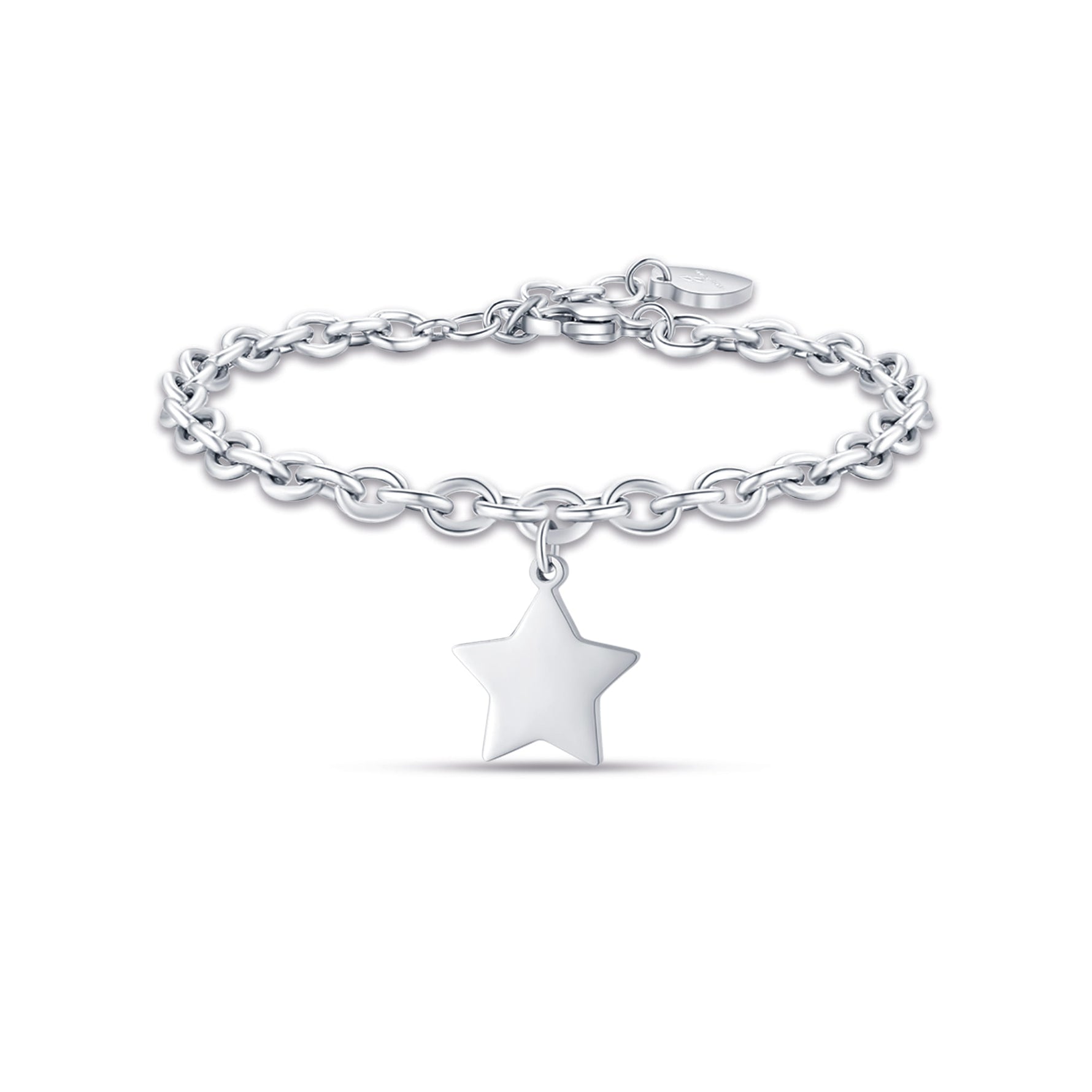 BRACCIALE DA DONNA IN ACCIAIO CON STELLA
