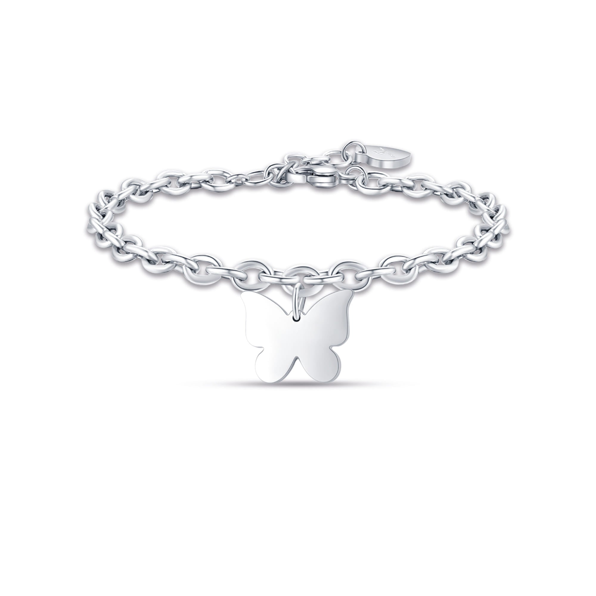 BRACCIALE DA DONNA IN ACCIAIO CON FARFALLA