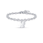 BRACCIALE DA DONNA IN ACCIAIO CON FARFALLA