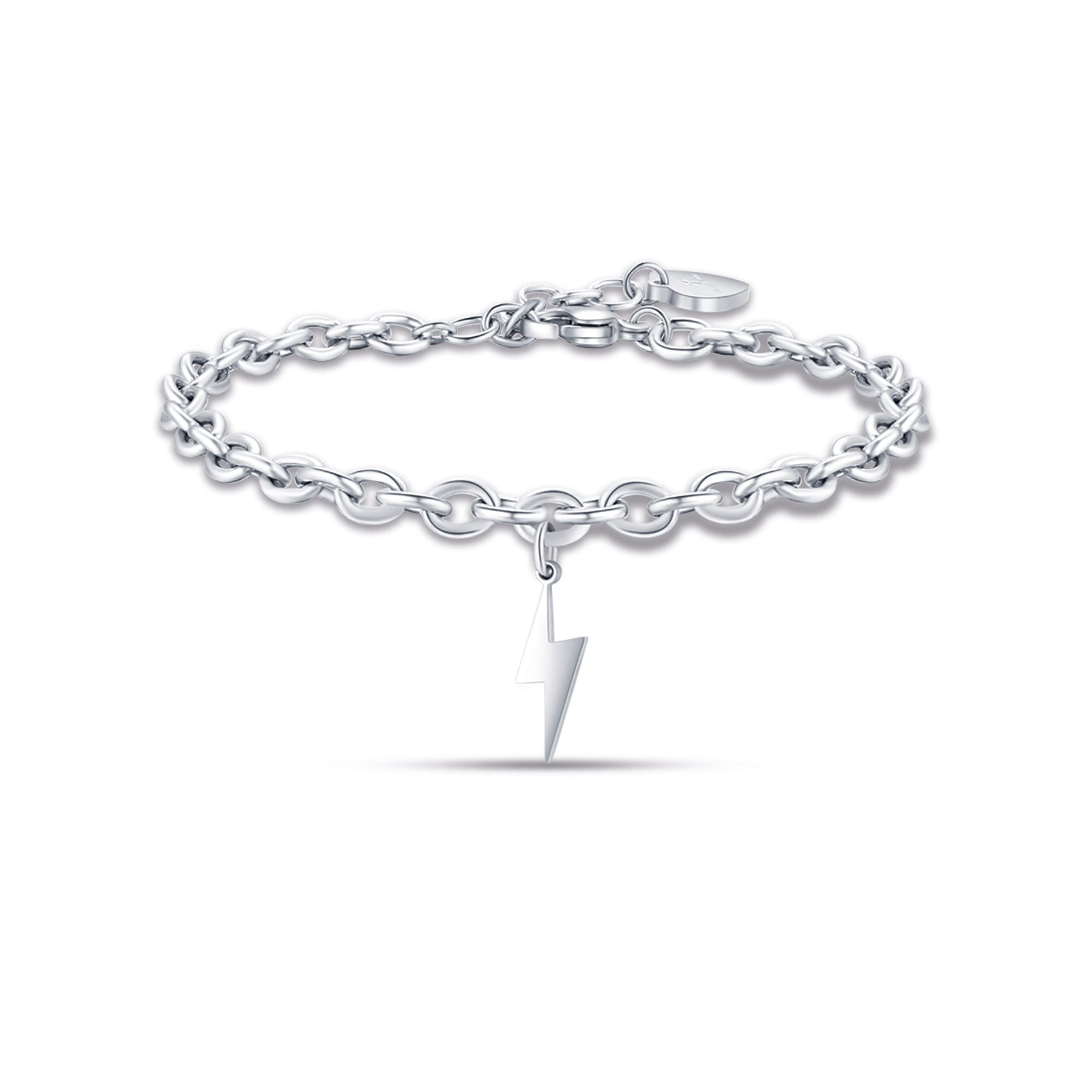 BRACCIALE DA DONNA IN ACCIAIO CON FULMINE