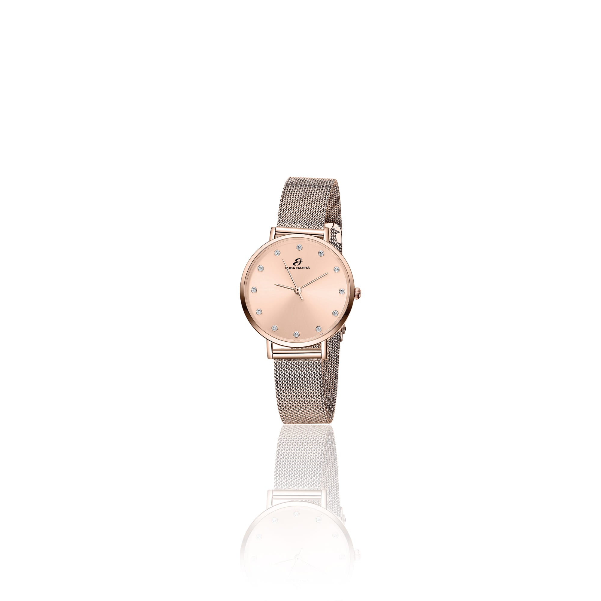 OROLOGIO DA DONNA IN ACCIAIO ROSA CON CASSA IN ACCIAIO ROSA