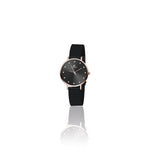 OROLOGIO DA DONNA IN ACCIAIO NERO CON CASSA IN ACCIAIO ROSA