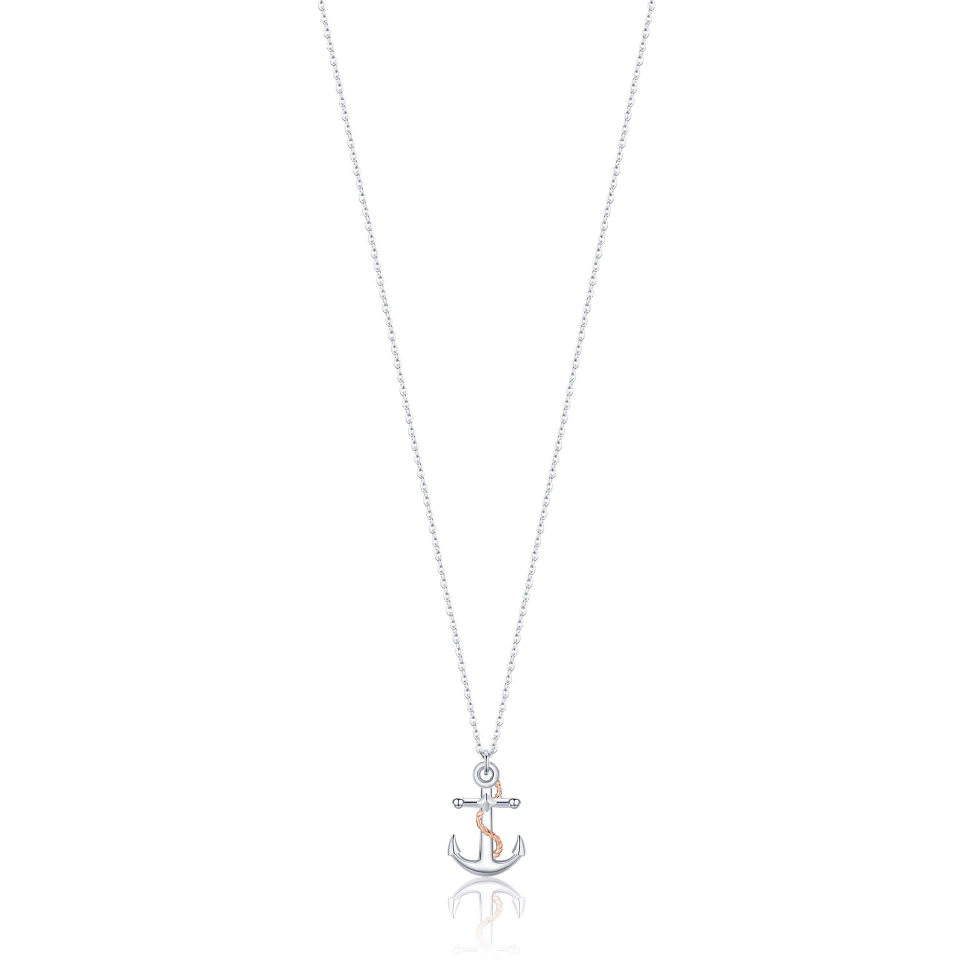 COLLANA IN ACCIAIO CON ANCORA