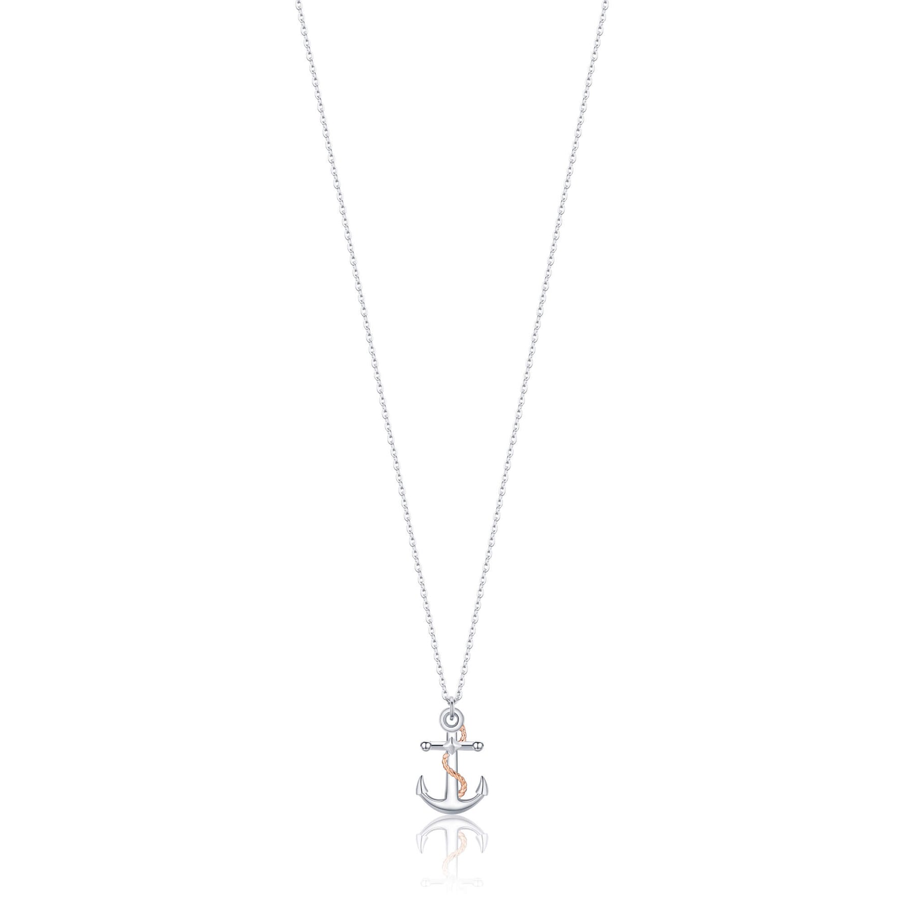 COLLANA IN ACCIAIO CON ANCORA