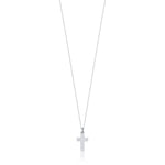 COLLANA DA UOMO IN ACCIAIO CON CROCE