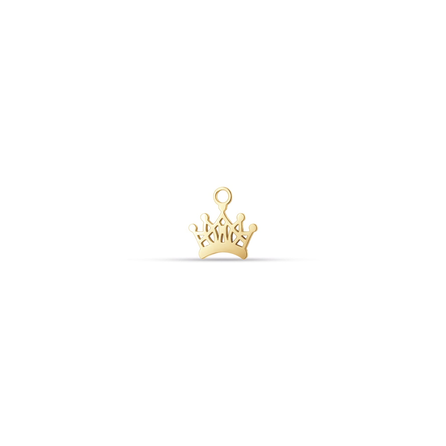 CHARM CORONA IN ACCIAIO DORATO