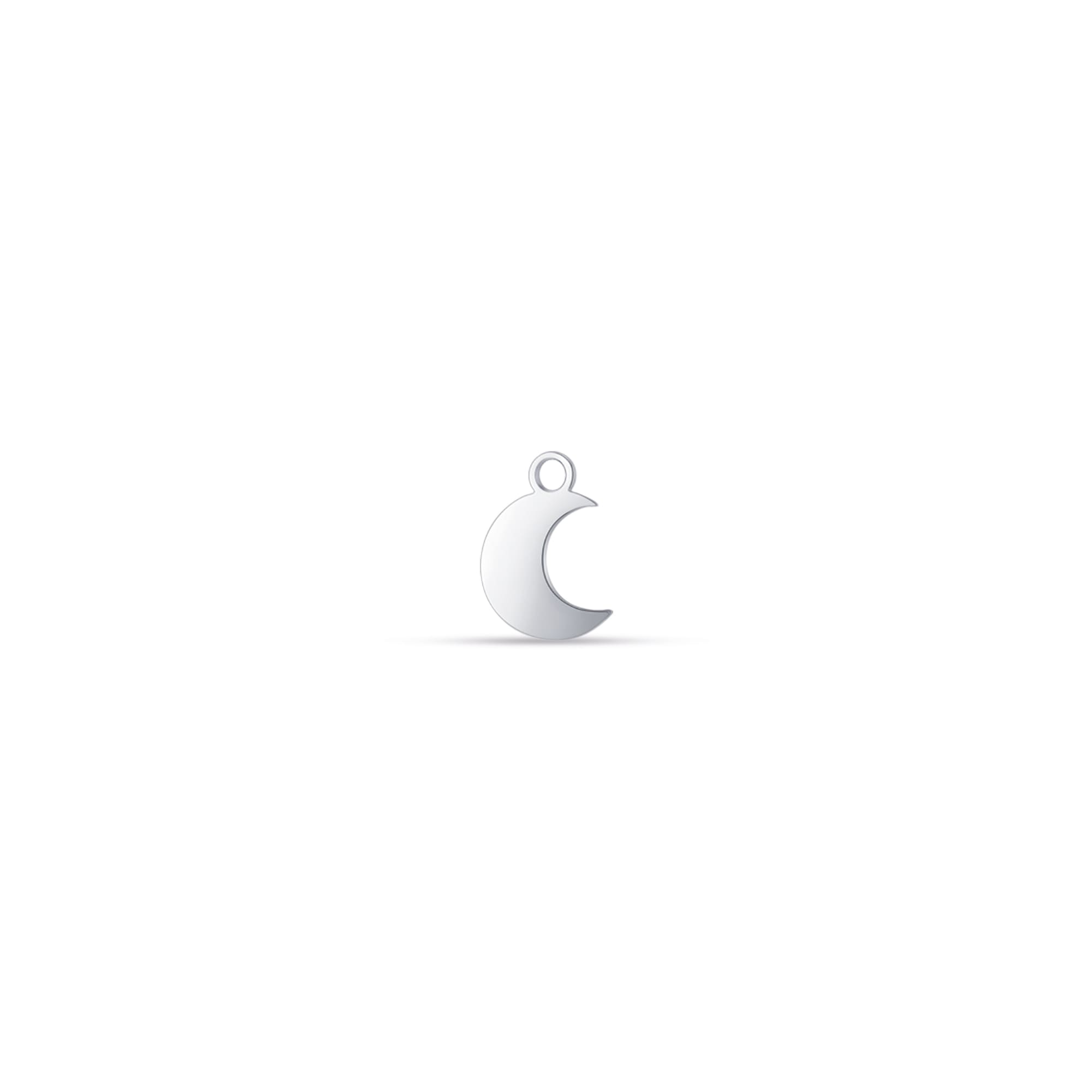 CHARM LUNA IN ACCIAIO