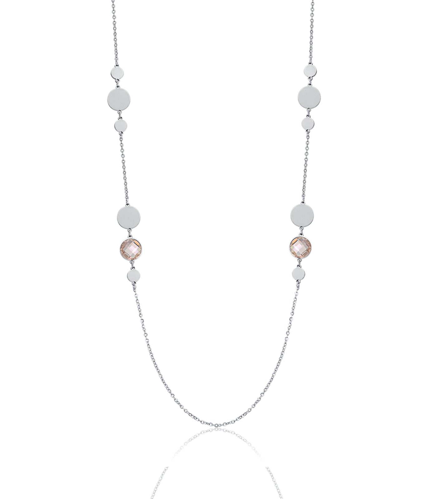 COLLANA IN ACCIAIO CON PIETRE GOLDEN SHADOW