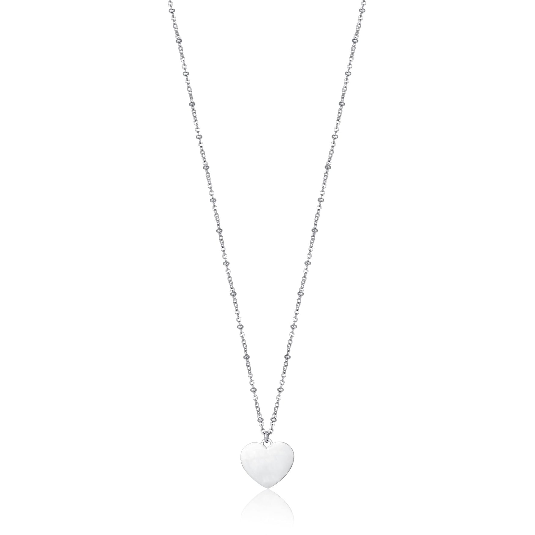 COLLANA DA DONNA IN ACCIAIO CON CUORE