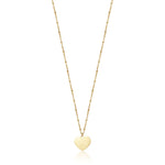 COLLANA DA DONNA IN ACCIAIO IN DORATO CON CUORE