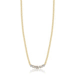 COLLANA DA DONNA IN ACCIAIO DORATO DREAM CON CRISTALLI BIANCHI