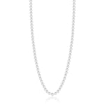 COLLANA DA DONNA IN ACCIAIO CON PERLE BIANCHE