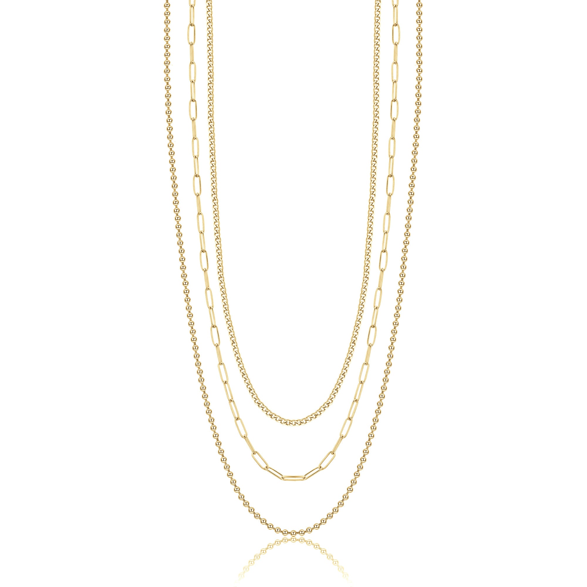 COLLANA DA DONNA IN ACCIAIO DORATO