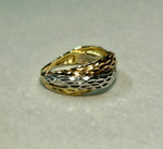 Anello donna nei tre colori in oro 18kt