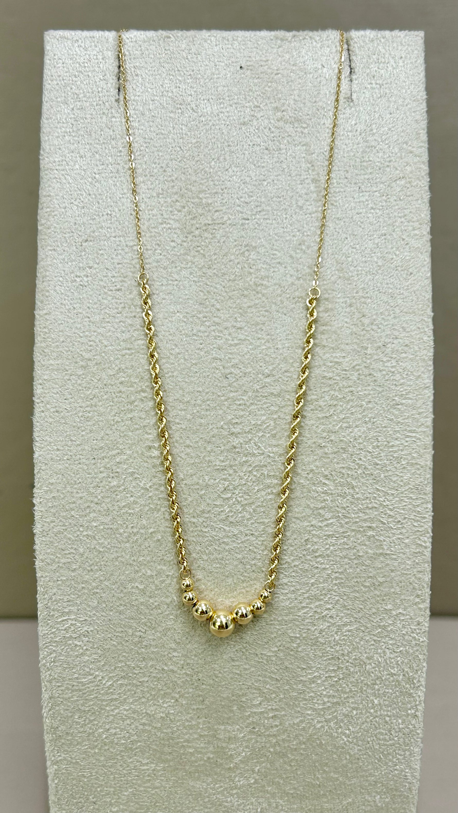 Collana donna in oro giallo 18kt alta manodopera