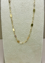 Collana specchio da donna in oro giallo 18kt