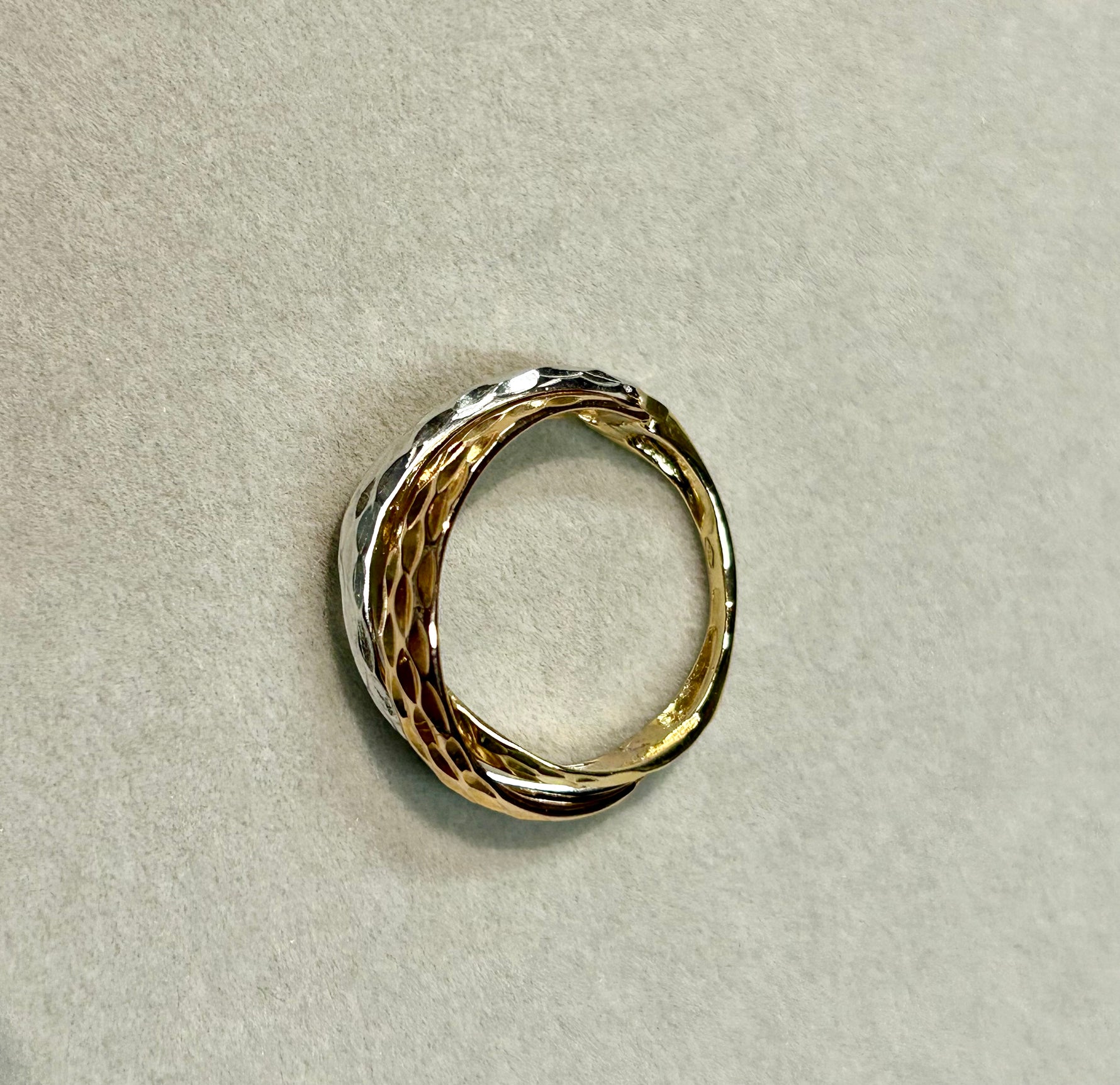 Anello donna nei tre colori in oro 18kt