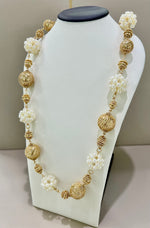 Collana alta bigiotteria con micro perle 60cm