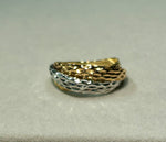 Anello donna nei tre colori in oro 18kt