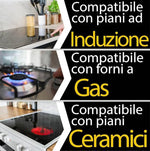 Bistecchiera manico pieghevole in alluminio presso fuso cm.36x26cm