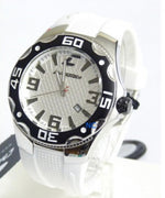 Orologio Chronotech cinturino caucciù bianco solo tempo CT.7092M/09