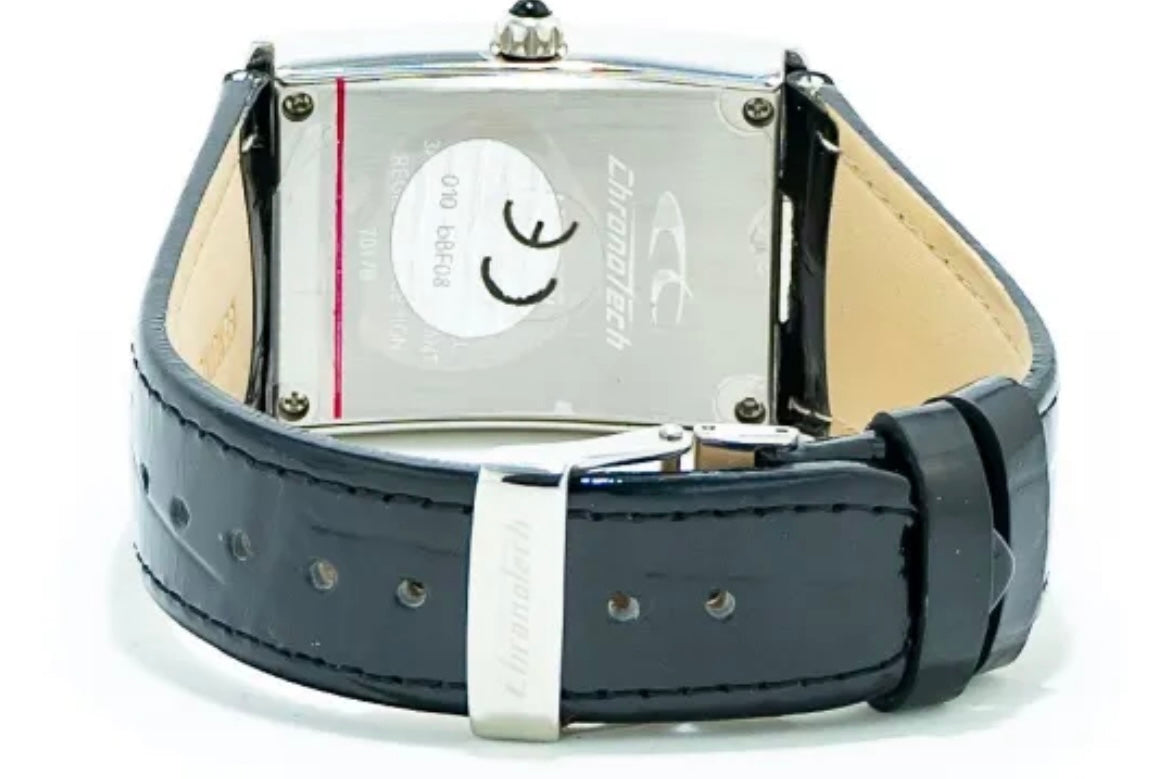 Orologio Chronotech uomo cassa in acciaio forma rettangolare - CT.7017M/04
