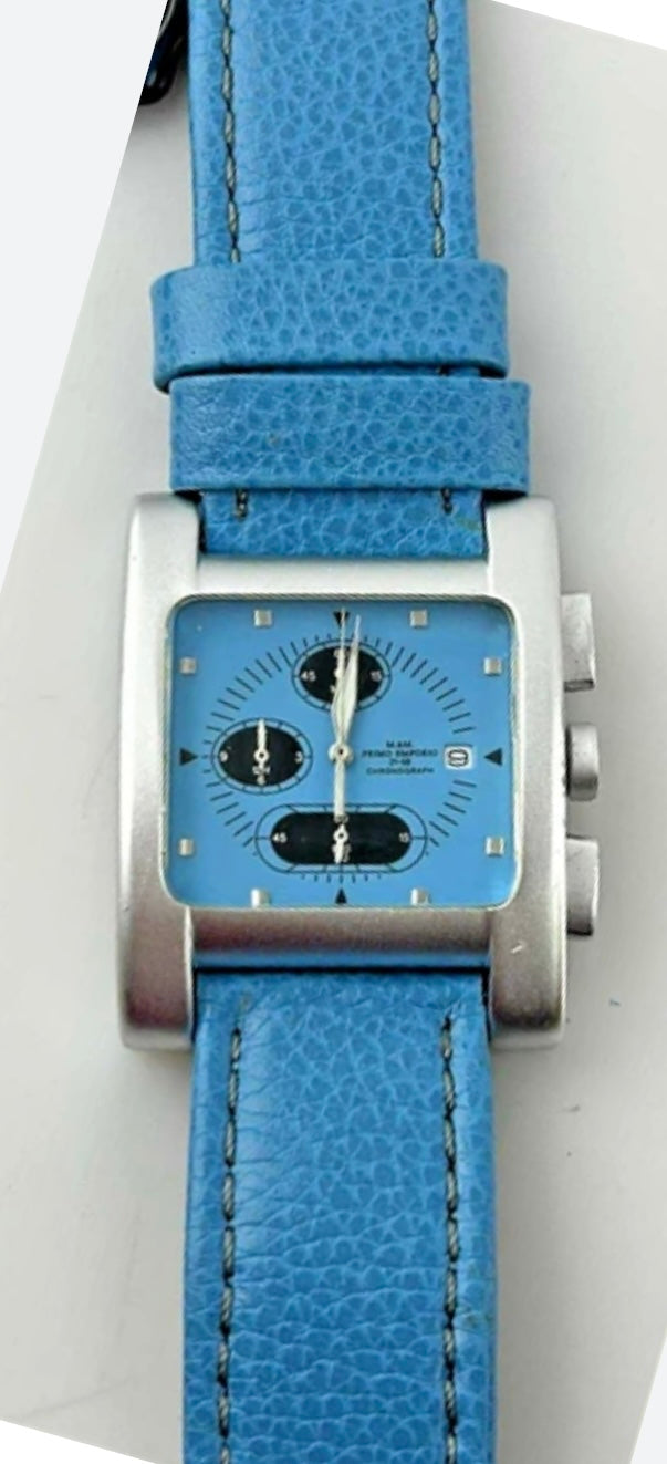 Orologio M&M Primo Emporio uomo cassa quadrata in alluminio