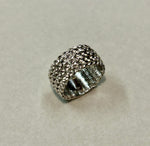 Anello/fascia in oro bianco 18kt