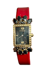 Orologio GF FERRE’ donna cassa rettangolare con cristalli neri