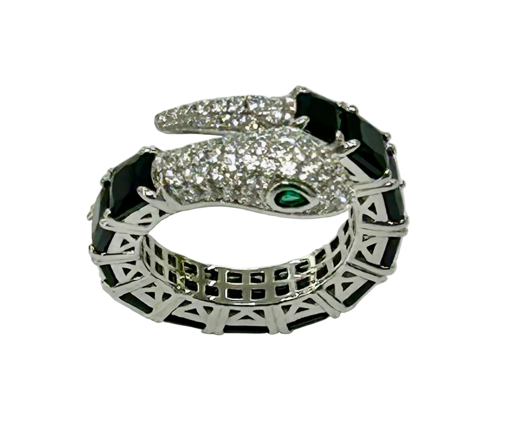 Anello modello Cartier in argento 925% e onice nero