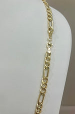 Collana girocollo maglia 3+1 unisex in oro giallo 18kt