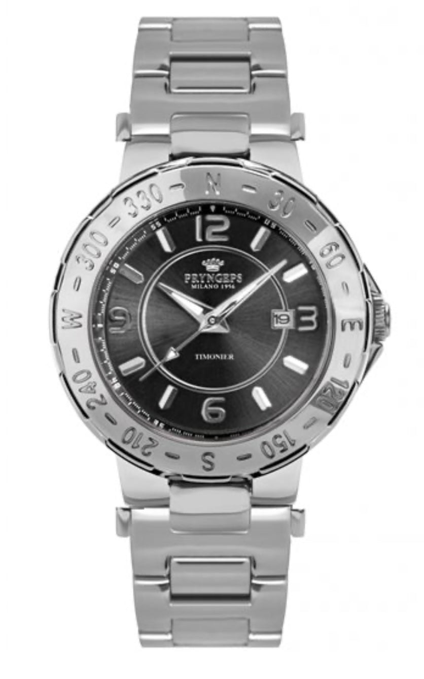 Orologio Pryngeps unisex collezione Timonier quadrante nero -A691/M